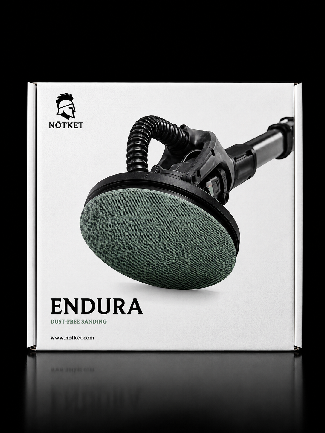 Boîte NŌTKET® ENDURA Ø225 mm — face avant, ponceuse girafe