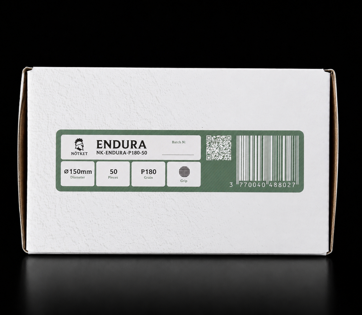 Étiquette technique NŌTKET® ENDURA Ø150 mm — boîte de 50 disques